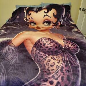 Leopard Print Character Bedding Blanket